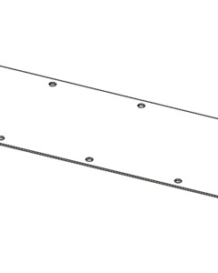 Top plate for 3 lines - feeding funil